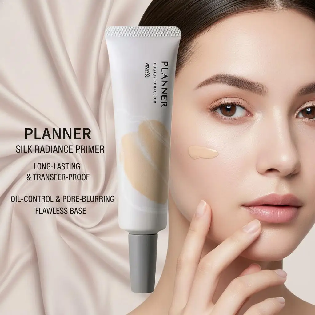 

Silky Radiant Primer Makeup Base Hydrating Oil-Control Long-Lasting Smudge-Proof Smooth Skin-Perfecting Pore-Minimizing Primer