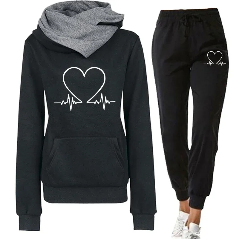 2026 Hot Sales Women's Tracksuit Casual Long Sleeves Sweatshirt Outdoors Sports Clothing Autumn Winter Hoodie Street Sportswear