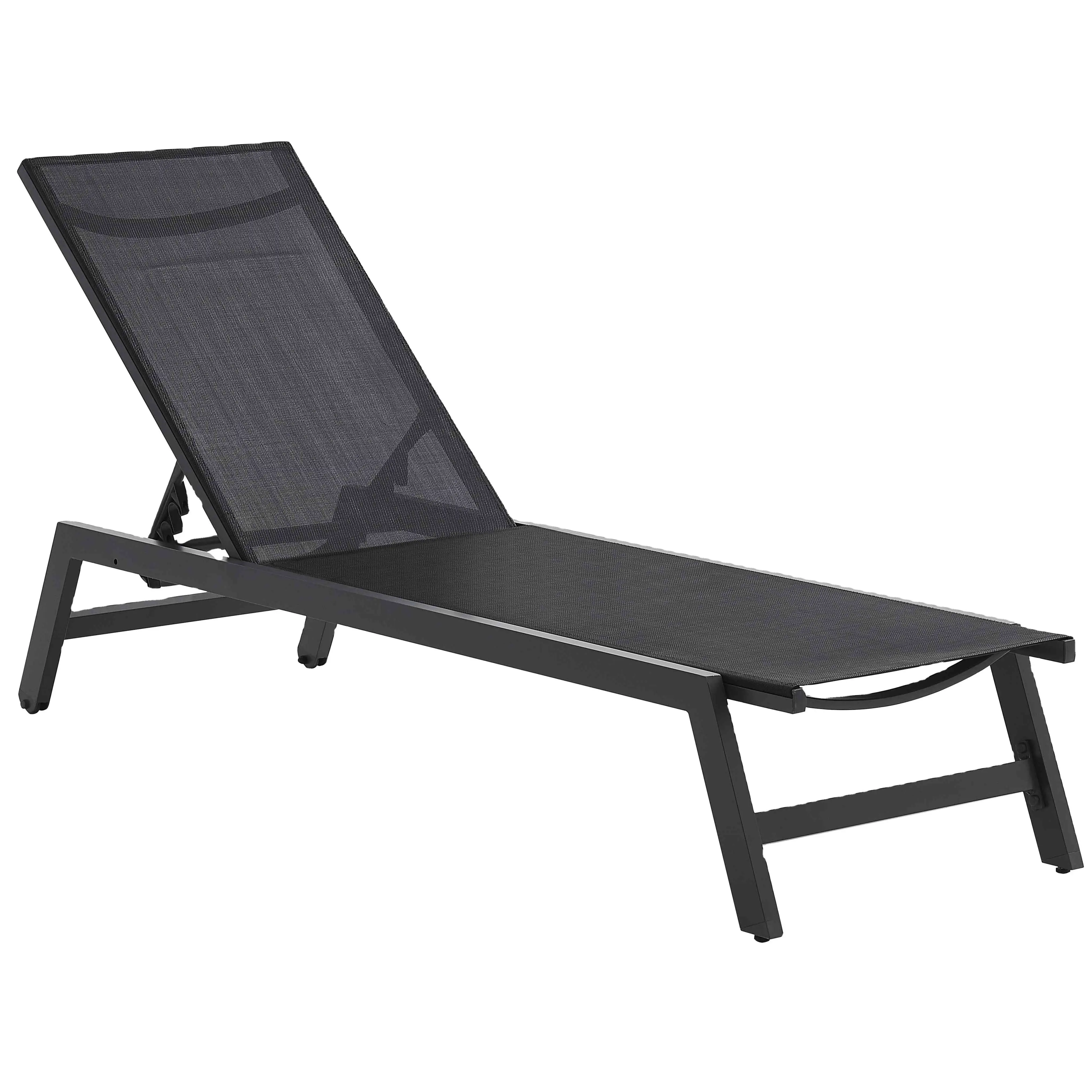 

Factory Direct Pool Aluminum Sunbed Outdoor Folding Recliner Sun Recliner Sun Loungers