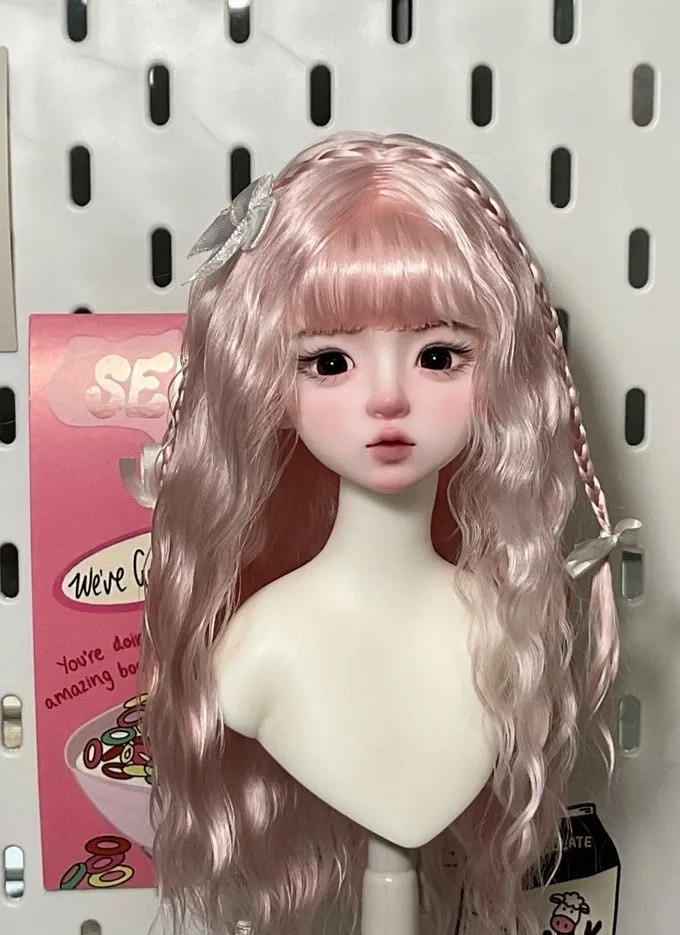 Classic Hair For Doll, Handmade 1/4 1/6 BJD Non-Sour Mohair Wig1 Piece