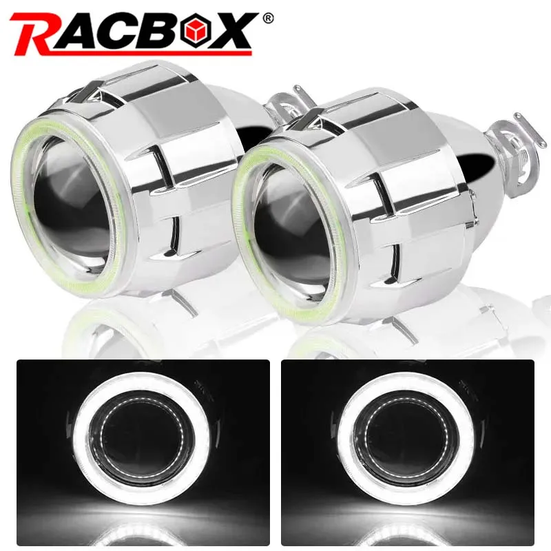 

2 шт., 2,5 дюймовые Биксеноновые линзы для фар ближнего и дальнего света