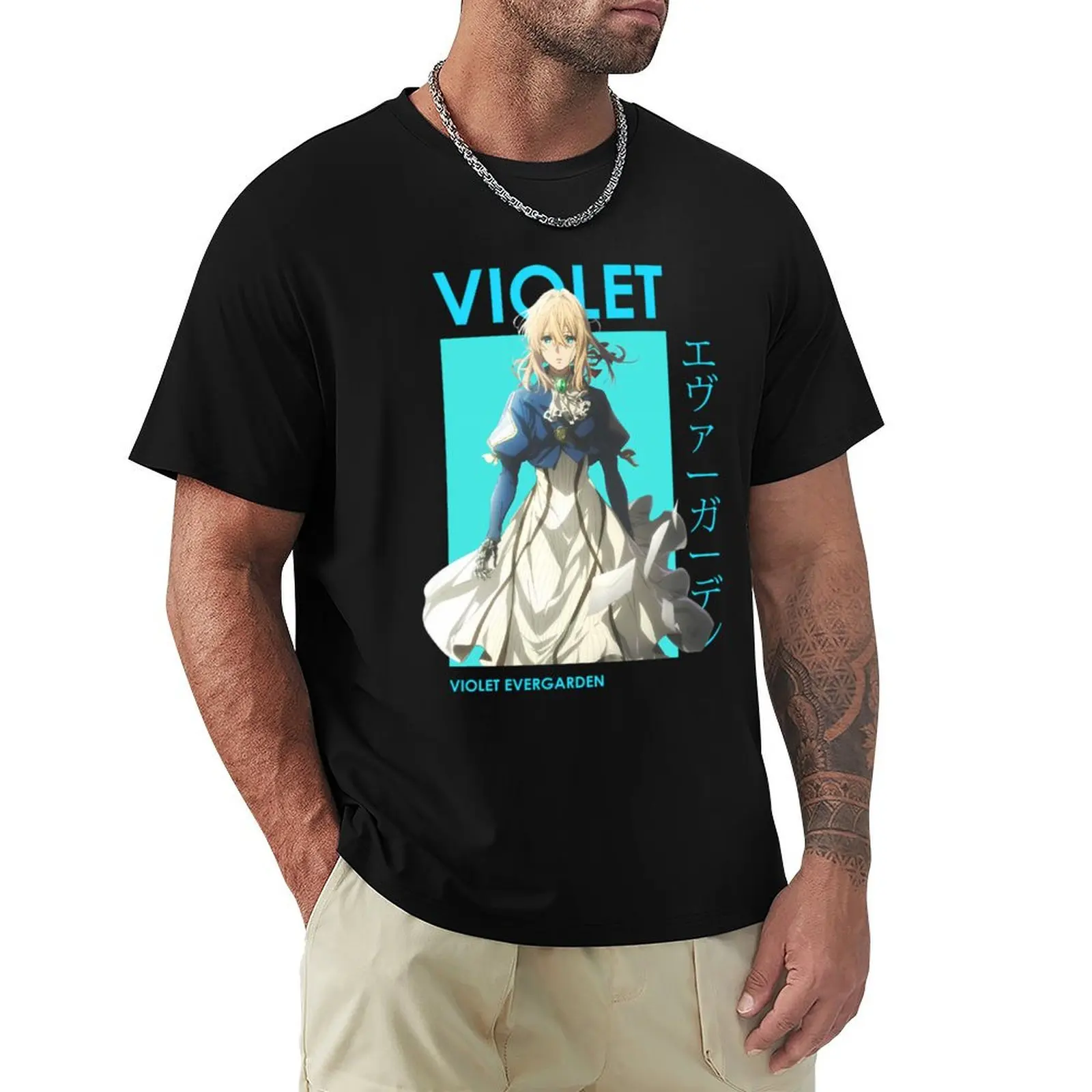 

Violet Evergarden Anime T-Shirt Personalized t-shirt Blouse mens vintage t shirts