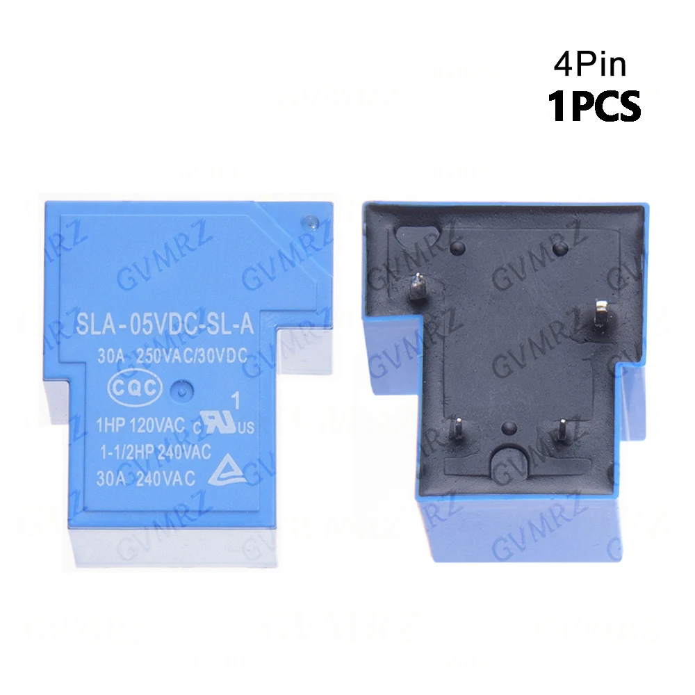 4P/5P 05V/12V/24V Power relays SLA-05VDC-SL-A SLA-09VDC-SL-A SLA-12VDC-SL-A SLA-24VDC-SL-A 30A 4PIN T90 5PIN