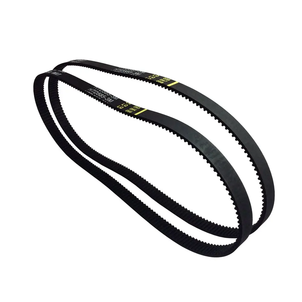 HTD 3M Timing Belt 585-3M-10 L=585mm W=10mm Teeth 195 Arc Teeth Belt 2Pcs/Pack