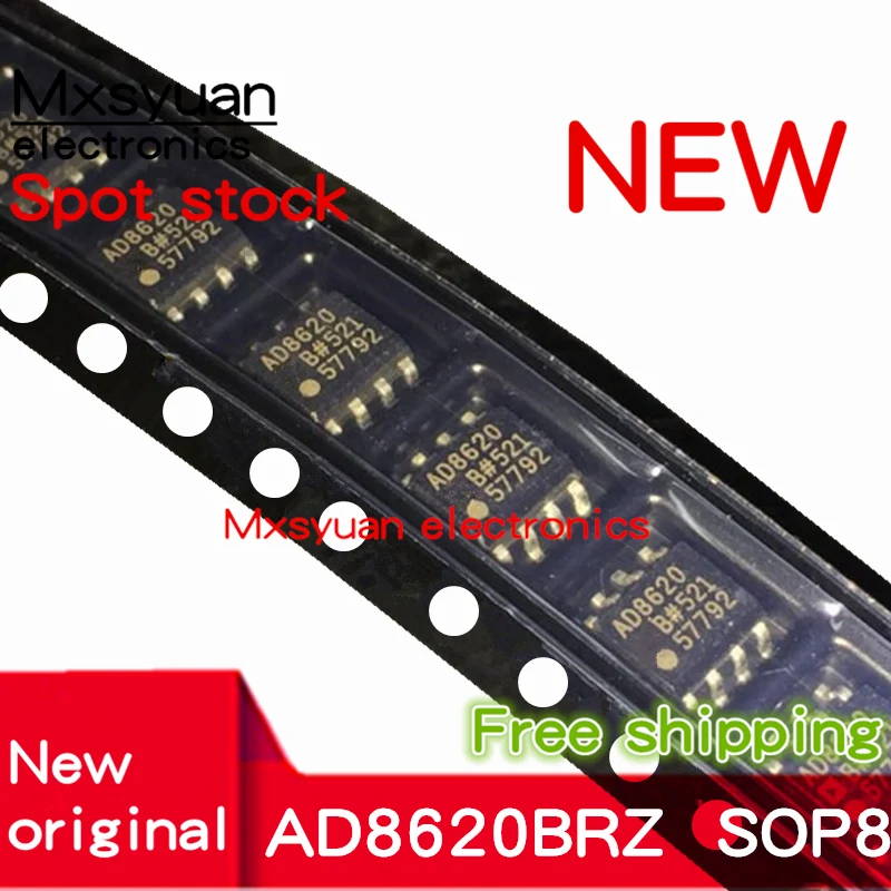 5PCS ~ 50 teile/los AD8620 AD8620B AD8620BR AD8620BRZ SOP8 Mxsyuan Neue Original