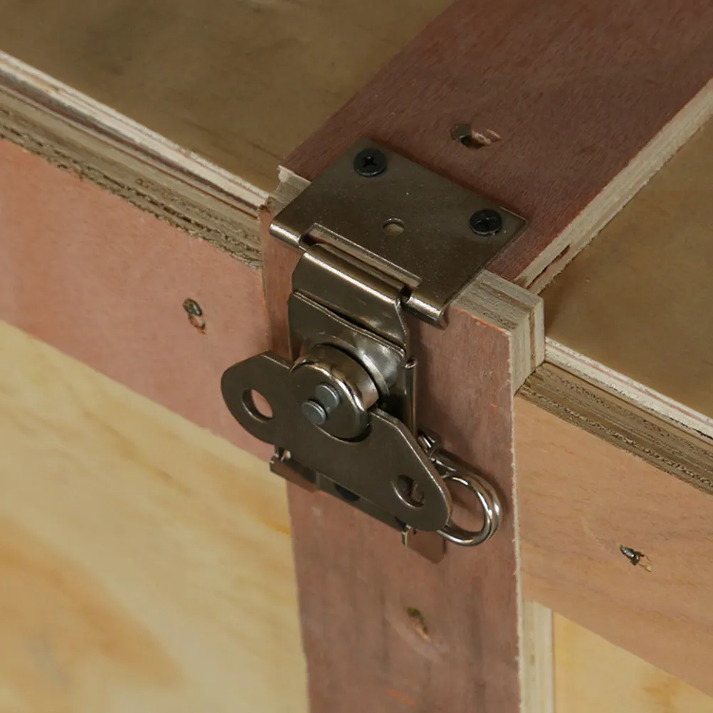 Stainless Steel Spring Loaded Latch Lock for Flight Cases Wooden Boxes Tool Cabinets Lockers Box Closure Heavy Duty Rustproof