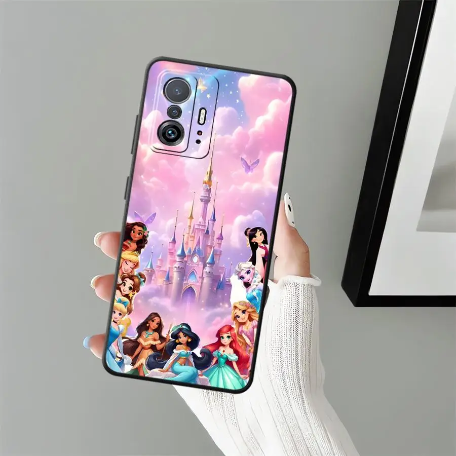 เคสสำหรับ Xiaomi Mi CC9Pro 10 11 13 Lite 11T 14 Pro 9 10T 13 9T ฝาหลังโทรศัพท์แบบนิ่มลายเจ้าหญิงดิสนีย์