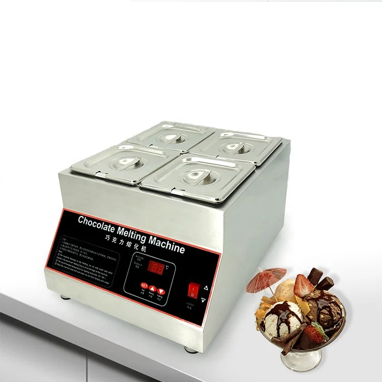 

Electric Chocolate Melting Machine Non-Stick Pot Double Pot Chocolate Tempering Melter Pan