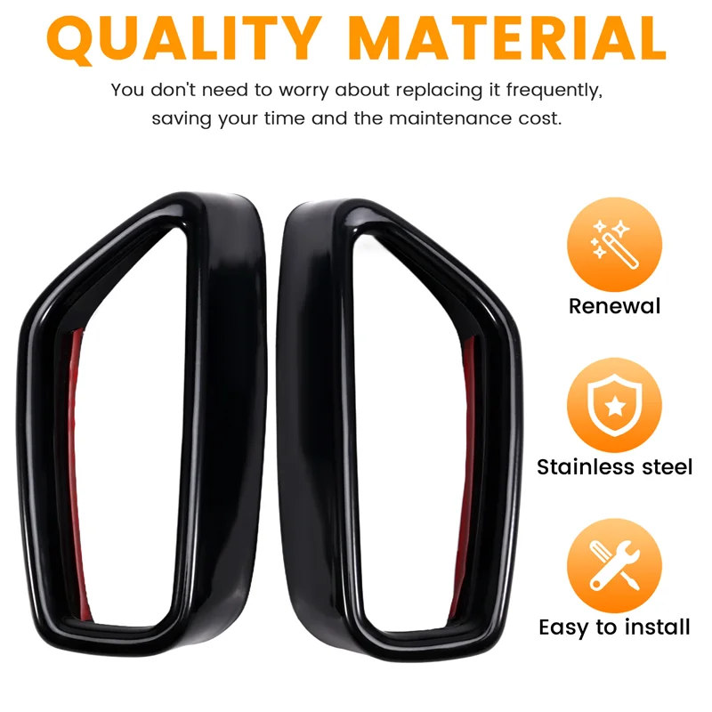 

Precisionn Stainless Steel Car Exhaust Pipe Cover Exterior Modification Car Accessories For BMW 5 Series G30 G38 2018-2022