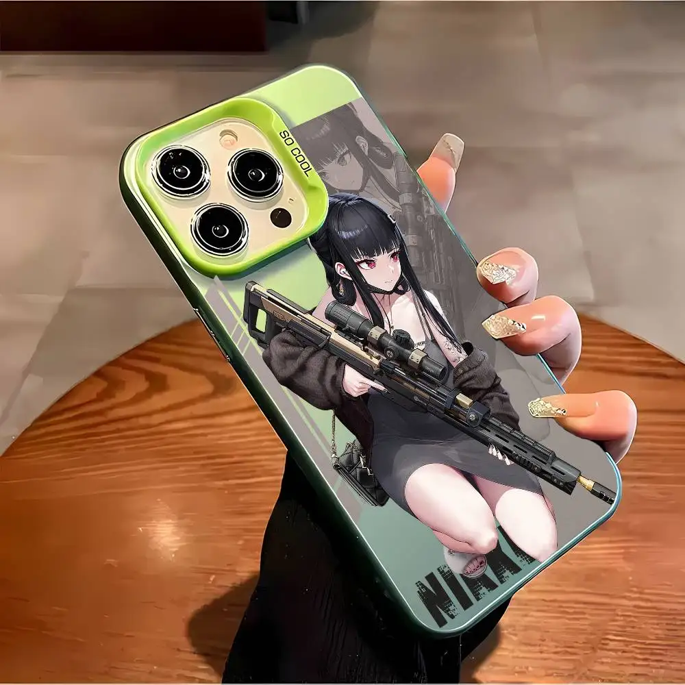 لعبة N-Nikki جراب هاتف موضة آيفون 16 15 14 13 12 11 Mini Pro Max X XR XSMAX 8 7 Plus مكافحة سقوط ماتي الغطاء الخلفي IM #5