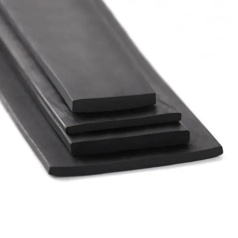 High Quality Solid Rubber Seal Strip Damper Black Pads Marine Sealing Gaskets Doors Window Width 1/2/3/5/10mm Thick 10/20/30mm