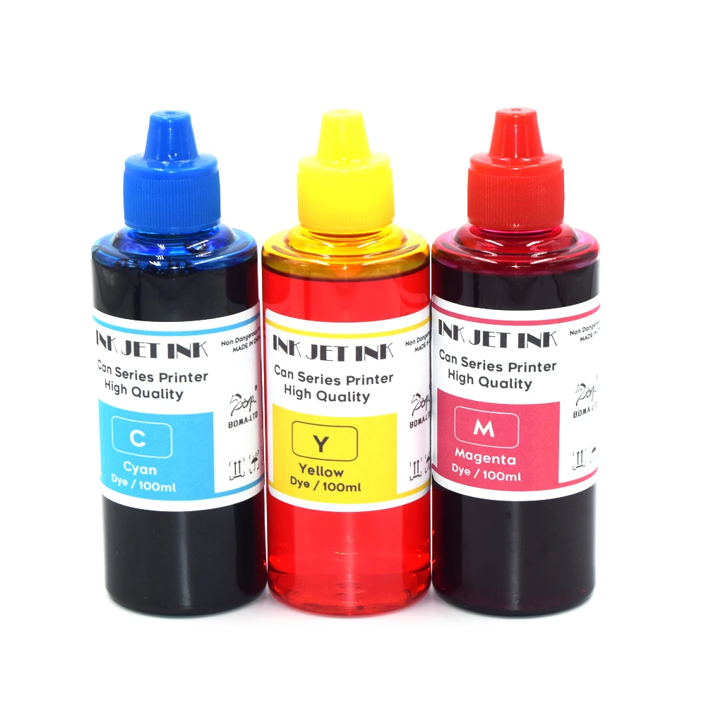 Universal Refill Dye Pigment Ink For Canon PIMA R7520 TR8520 TRS6120 PGI-280 CLI-281 PGI-480 CLI-481 PGI-580 CLI-581 Printer