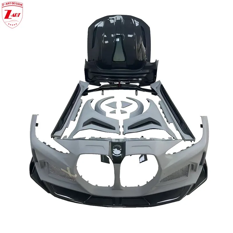 Комплект широкого кузова Z-ART M4 для BMW G82 G83, обновленный комплект кузова для BMW M4 2021+