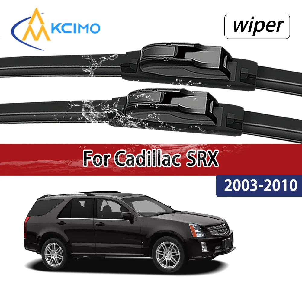 

For Cadillac SRX 2003-2010 2004 2005 Compatible Durable Silent Front Wiper Blades Car Windscreen Auto Window Accessories