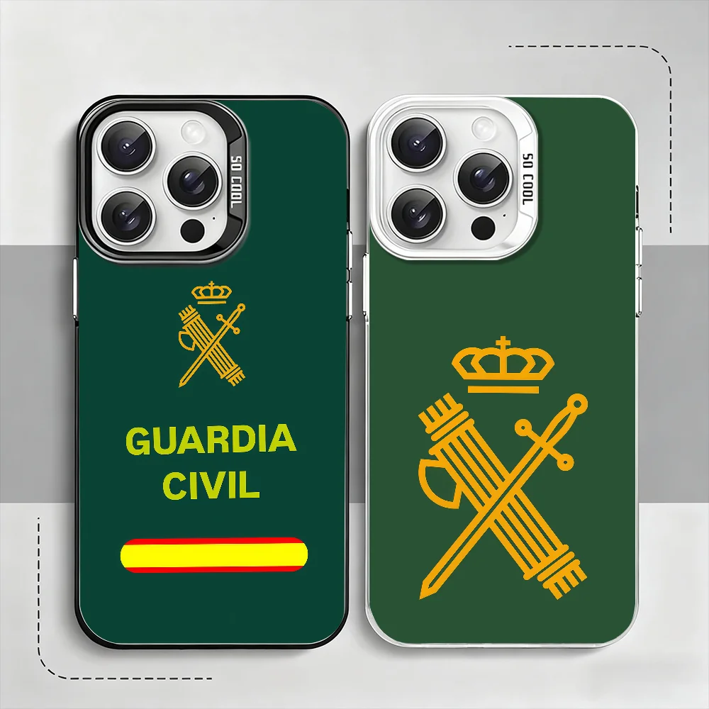 

Чехол для телефона Spanish Guard Civil для Samsung A07 A17 A06 S25 S24 S23 Ultra FE Plus, защитный цветной чехол IMD