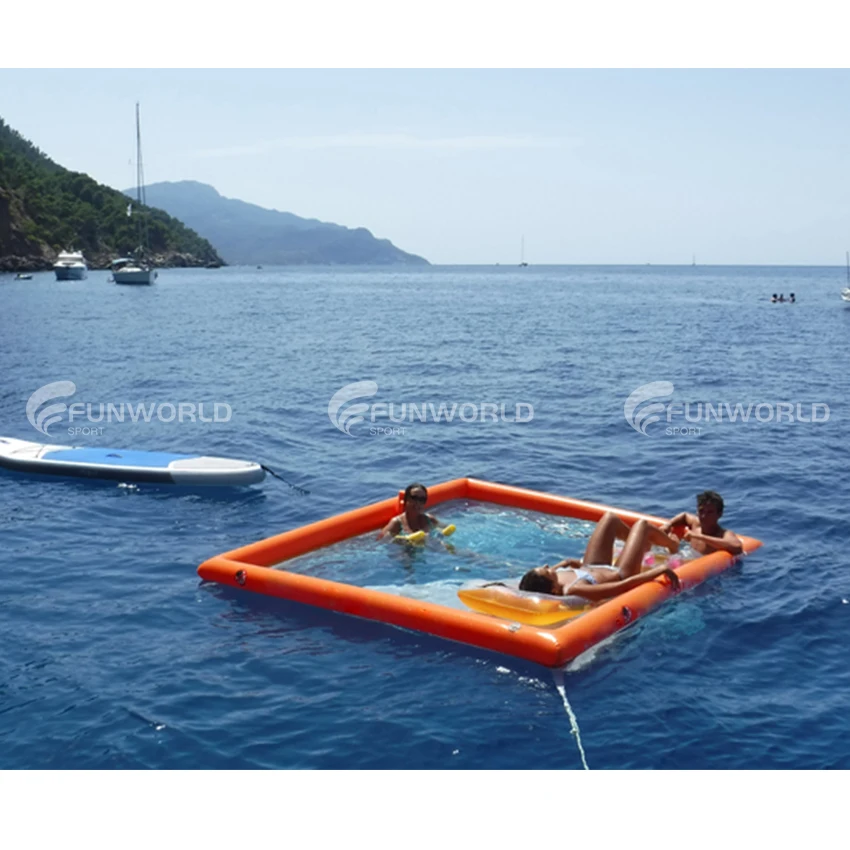 Inflatable Pool For Yacht Airtight Ocean Sea Swimming Pool Inflatable Sea Creature Pool On Sale