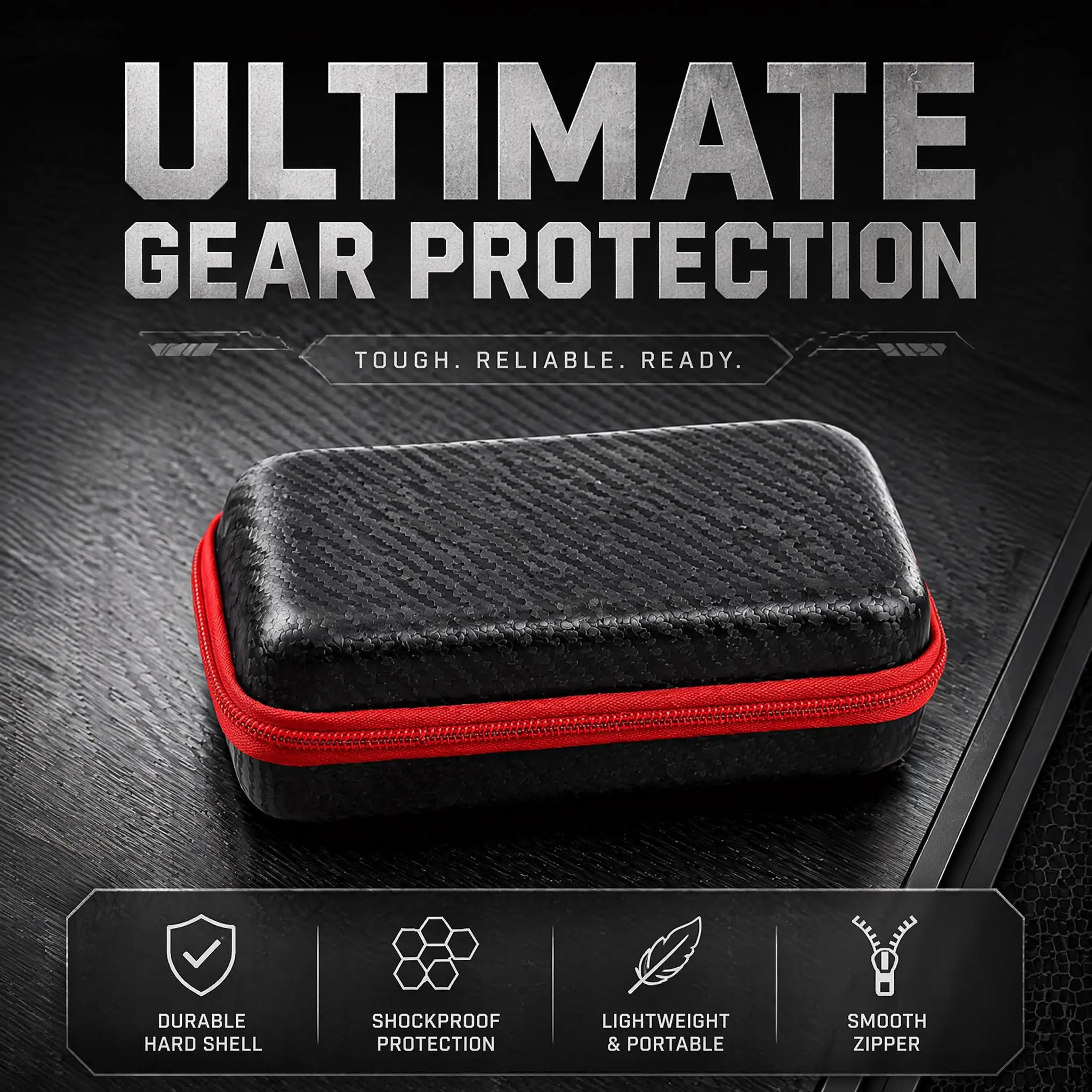 Portable EVA Hard Storage Case Anti-fall Carry Bag for Electronic Accessories, Small Tools, Game Consoles, USB Drives Headphones