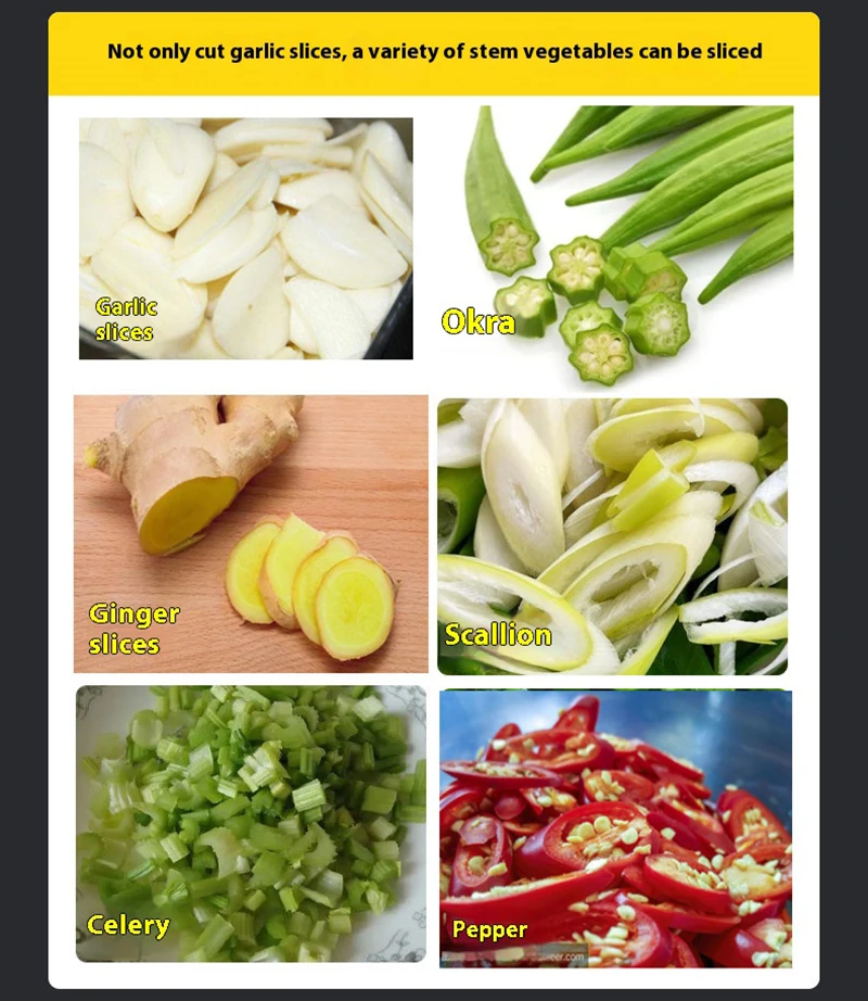 Garlic Cut Cutting …