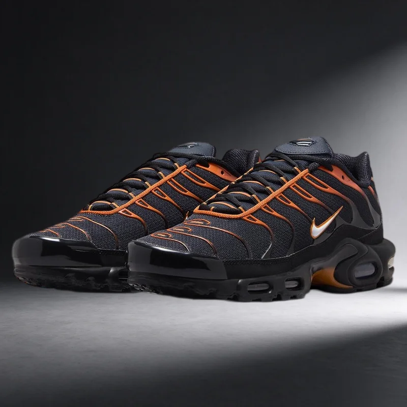 Nike Air Max Plus TN Men's Dark Obsidian Monarch Air Cushion Balanced Vintage Commuter Sneakers FN6949-400