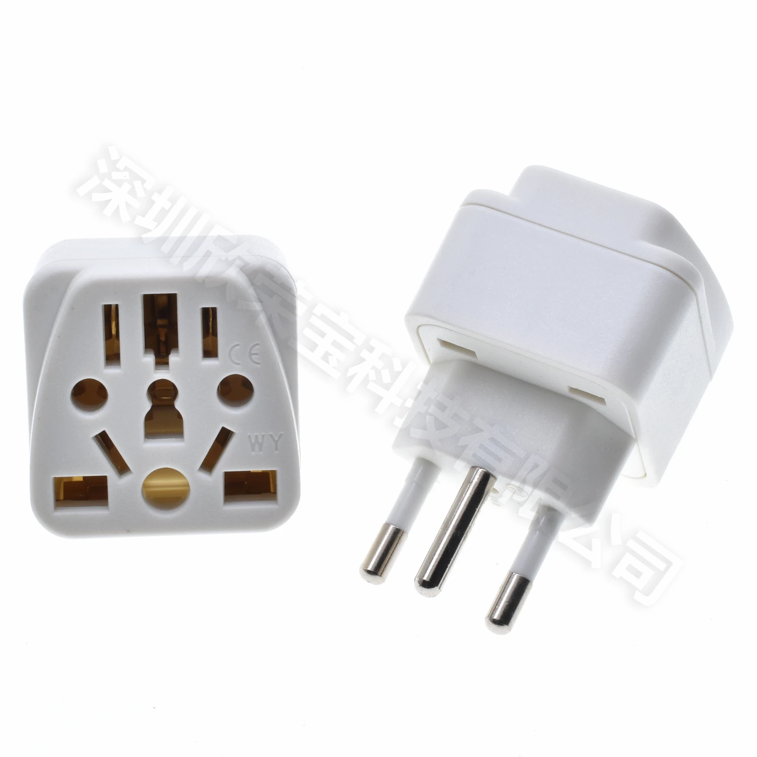 Universal 3pin Switzerland Conversion Plug Adapter UK/US/EU/AU  Switzerland Travel Plug Type J Swiss Plug Converter Plug 10A250v