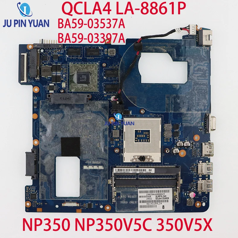 

QCLA4 LA-8861P For Samsung NP350 NP350V5C 350V5X Laptop Motherboard BA59-03537A BA59-03397A With 216-0833000 DDR3 HM76 100%Test