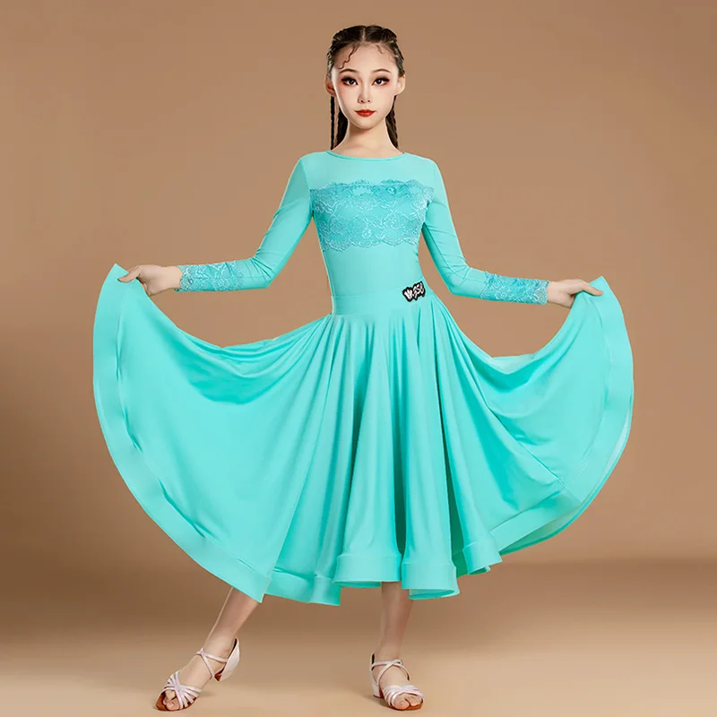 

Юбка для современного танца, женская национальная стандартная вальсная социальная танцевальная одежда для ча-ча, квадратное боди, юбки, платье для соревнований