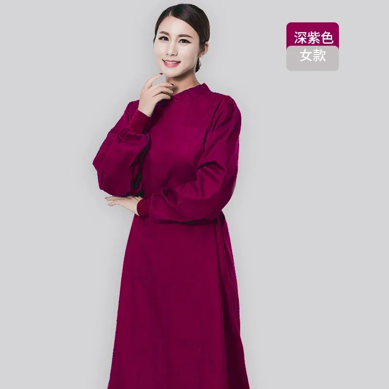

Cotton long sleeved doctor's surgical gown jacket