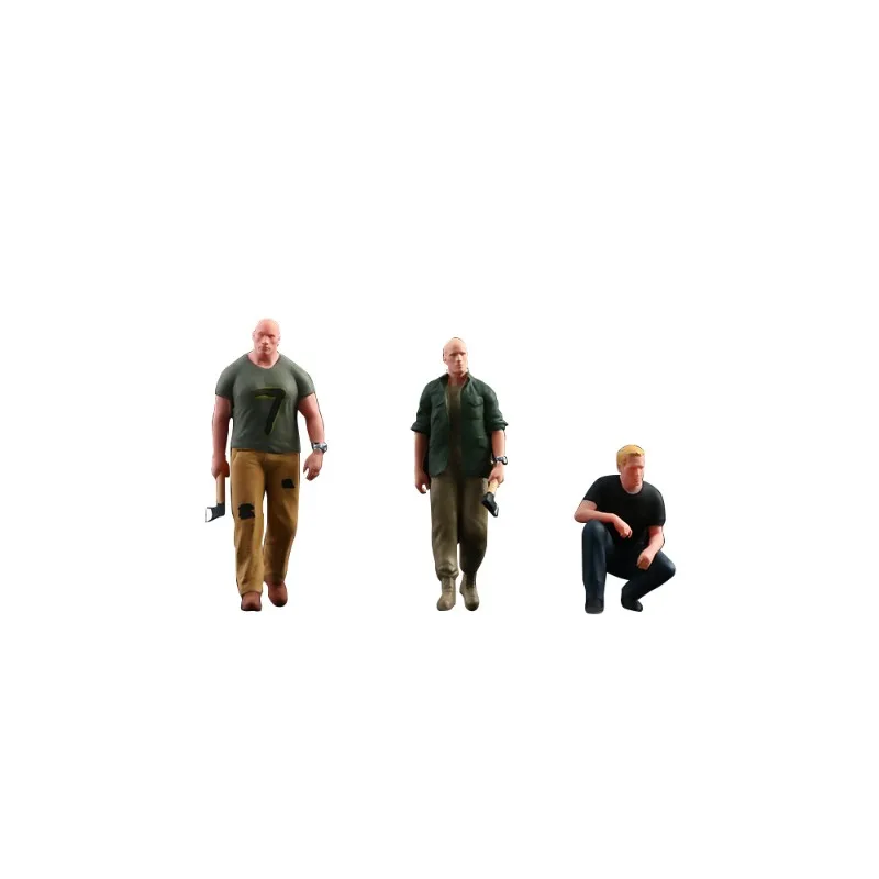 

1:64 Fast and Furious Doll D Set, Resin Model, Collection Ornament