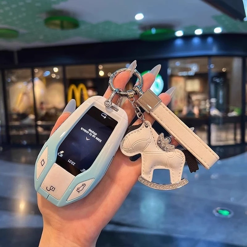 

Suitable for BMW LCD key protection case 7 series 730li740 car 5 series 535LE6 series GT bag X3/X5/X7 buckle