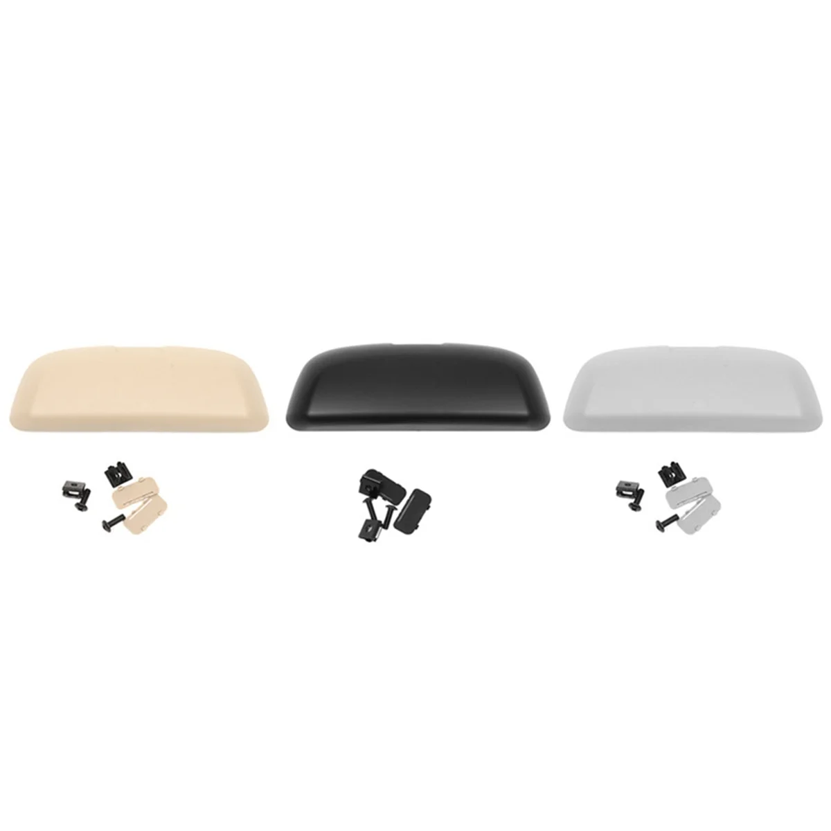 Caixa de armazenamento de óculos de carro e clipe de óculos de sol para Toyota Prado LC250 (2024), modificação de armazenamento de teto (versão B) -T45C