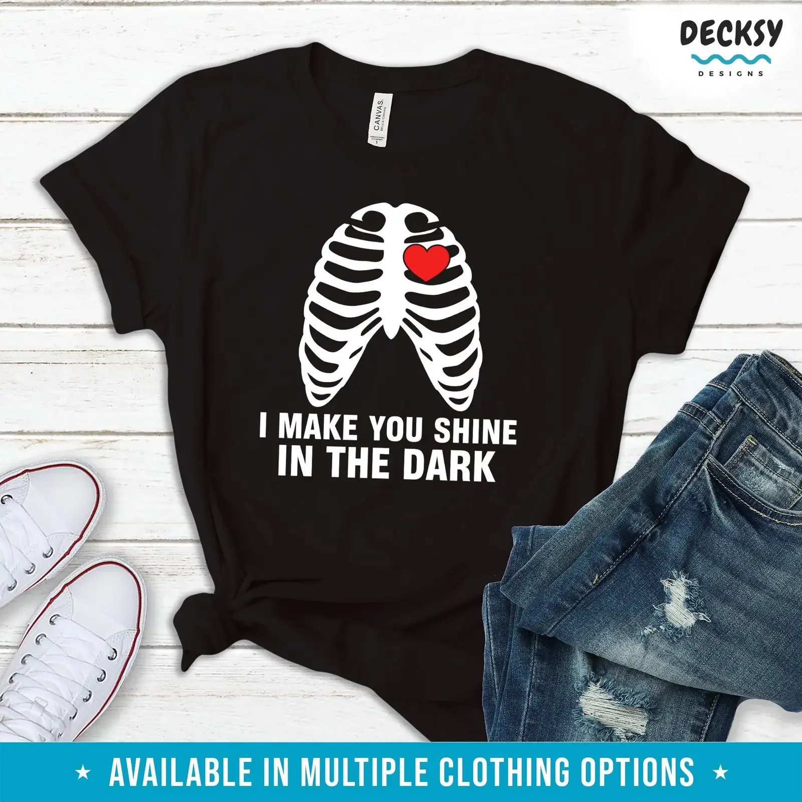 Glow In Dark Skeleton Ribcage Heart Radiologist T Shirt X Ray Tech Radiology for Radiographer Xray Student vintage Washed