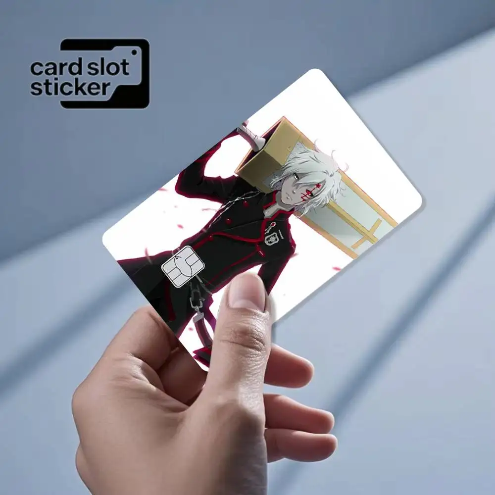 Allen Walker D Gray-man  Credit Card HD Stickers Small Chip Waterproof Sticker Game Card Decal Gift