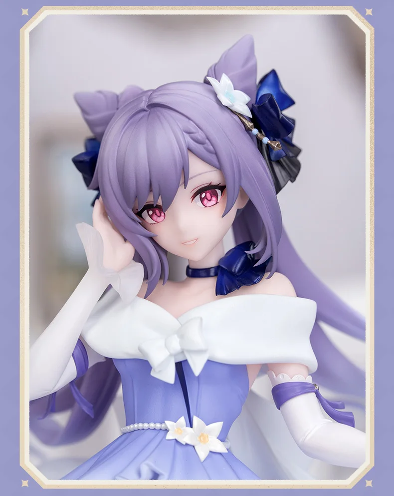 [Original] miHoYo Offizielles Spiel Genshin Impact KeQing 21,5 cm Cosplay Desktop-Sammlungsornamente Anime Cartoon Zubehör Requisiten – Detail 6