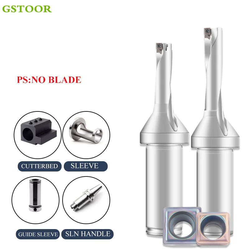 SO سلسلة U-الحفر العنيف C20-2D8-SO03 فتحة صغيرة U-الحفر SOMT SOMG شفرة كربيد مخرطة CNC الحفر السريع المياه النفاثة الحفر