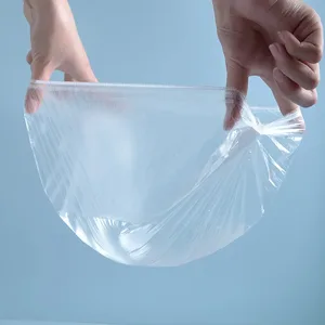 Nắp tắm nhựa dùng một lần cho phụ nữ, bộ đệm tóc đàn hồi, phán quyết không thấm nước, màu hồng, spa, phòng khiêu vũ, khách sạn, thuốc nhuộm tóc, phòng tắm, 100 pc/set 8 BÁN HÀNG BÁN HÀNG CHÍNH - 5