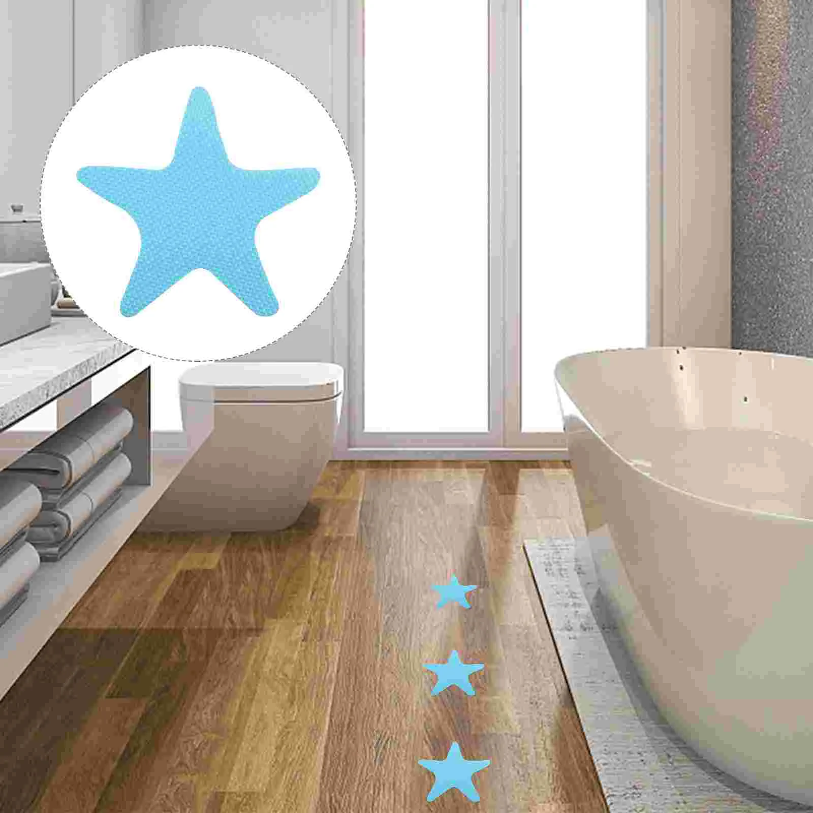 

20 Pcs Bathtub Accessories Bathroom Non-slip Stickers Anti Skid Automatic Safety Drain