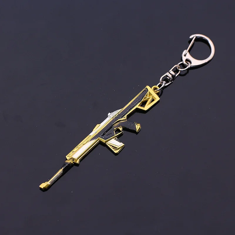 Valorant Gadżet do Gry Karambit Thug AK Wyprzedaż Imprezy Opis Pazur Nóż Metalowy Zabawka Pistolet Brelok Model Zawieszka do Plecaka Prezent dla Chłopca