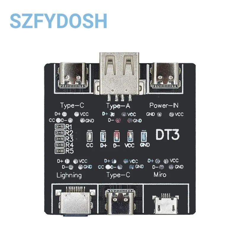 Tester de cable USB DT3 Micro a Tipo C para iOS y Android - imagen 3