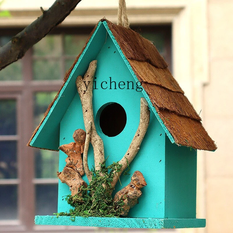 RWJ Bird Nest Bird Nest Decoration Garden Plant Corner Environment Creation Landscape Balcony Pendant