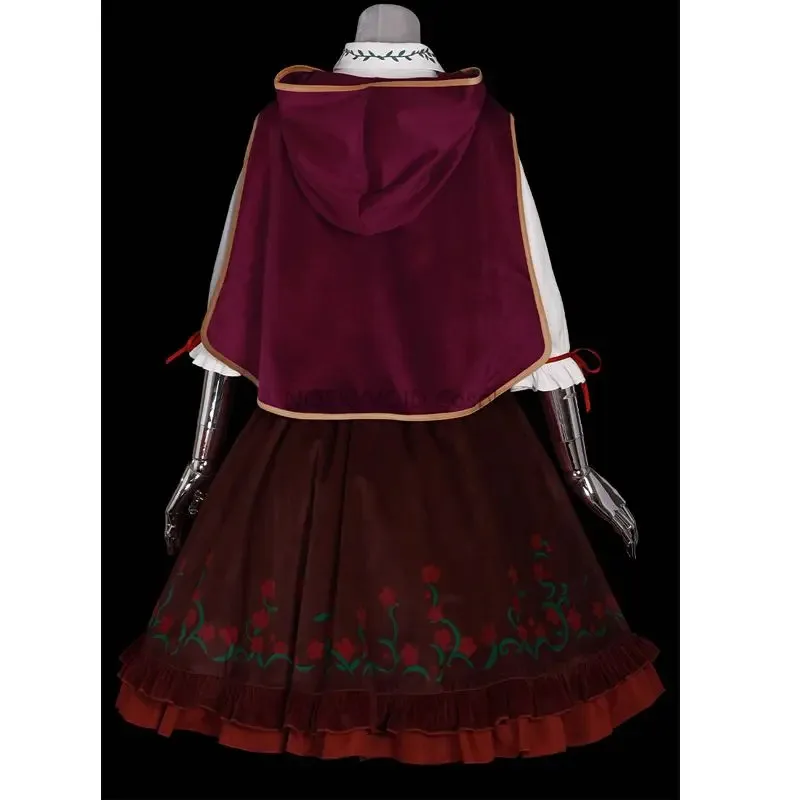 فساتين Project Sekai Azusawa Kohane التأثيرية ميكو: المرحلة الملونة! الرداء الأحمر الصغير أزياء حية سيئة فرقة كوهان