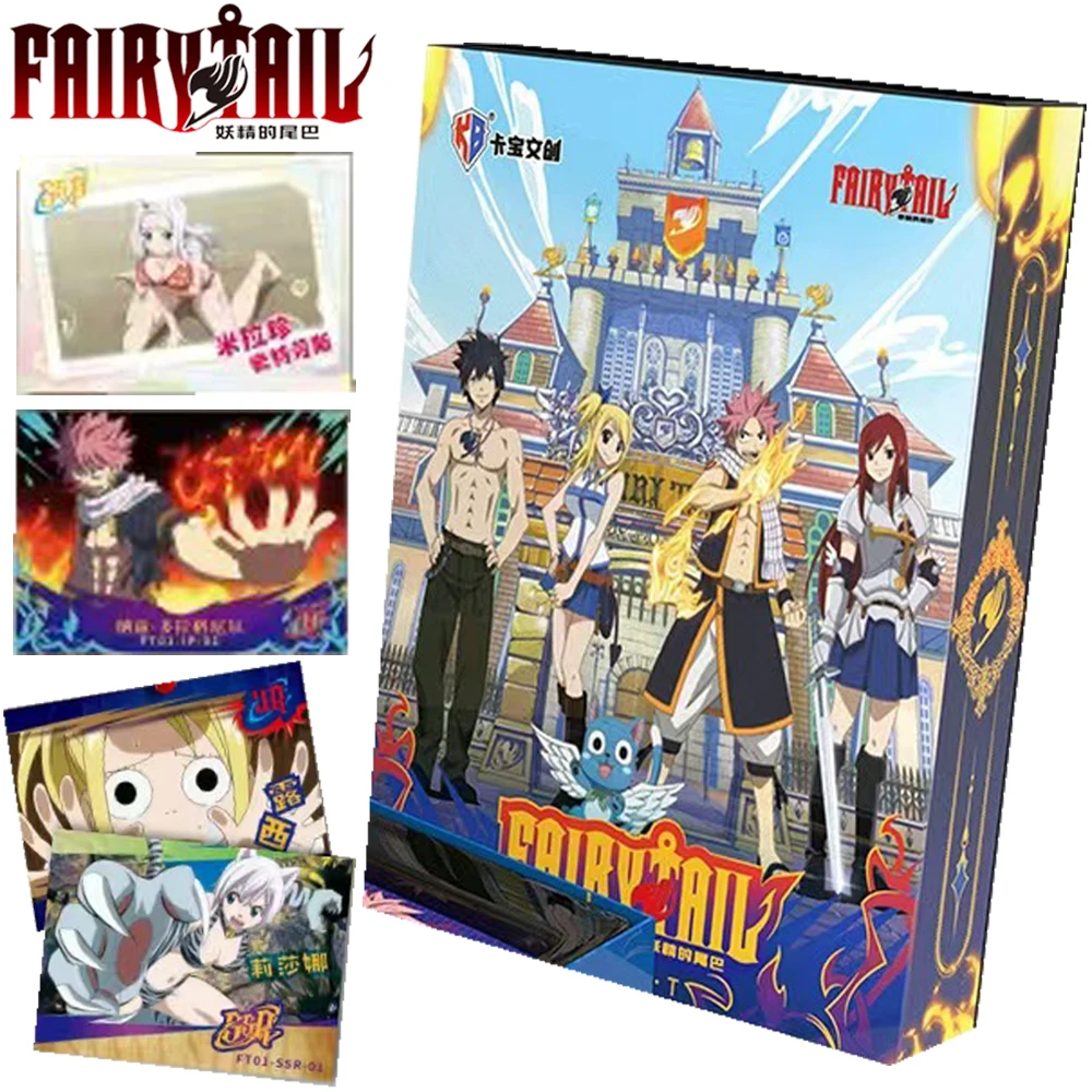 FAIRY TAIL Karta kolekcjonerska dla dzieci Magical Hot Blooded Youth Anime Erza Scarlet Rare Exquisite Limited Game Card Kids Toys