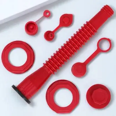 

1Set Fuel Tank Replacement Nozzle Gas Can Spout Kit Flexible Leakproof Gas Refill Tool Connector Camping Stove Adapter
