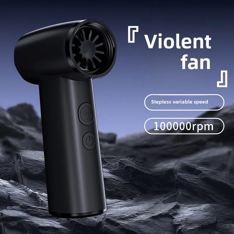 

Штормовой турбинный вентилятор 100000 Вентилятор об/мин Ручной портативный вентилятор для кемпинга Пылесос Бесщеточный турбовентилятор 4-скоростной скорость ветра