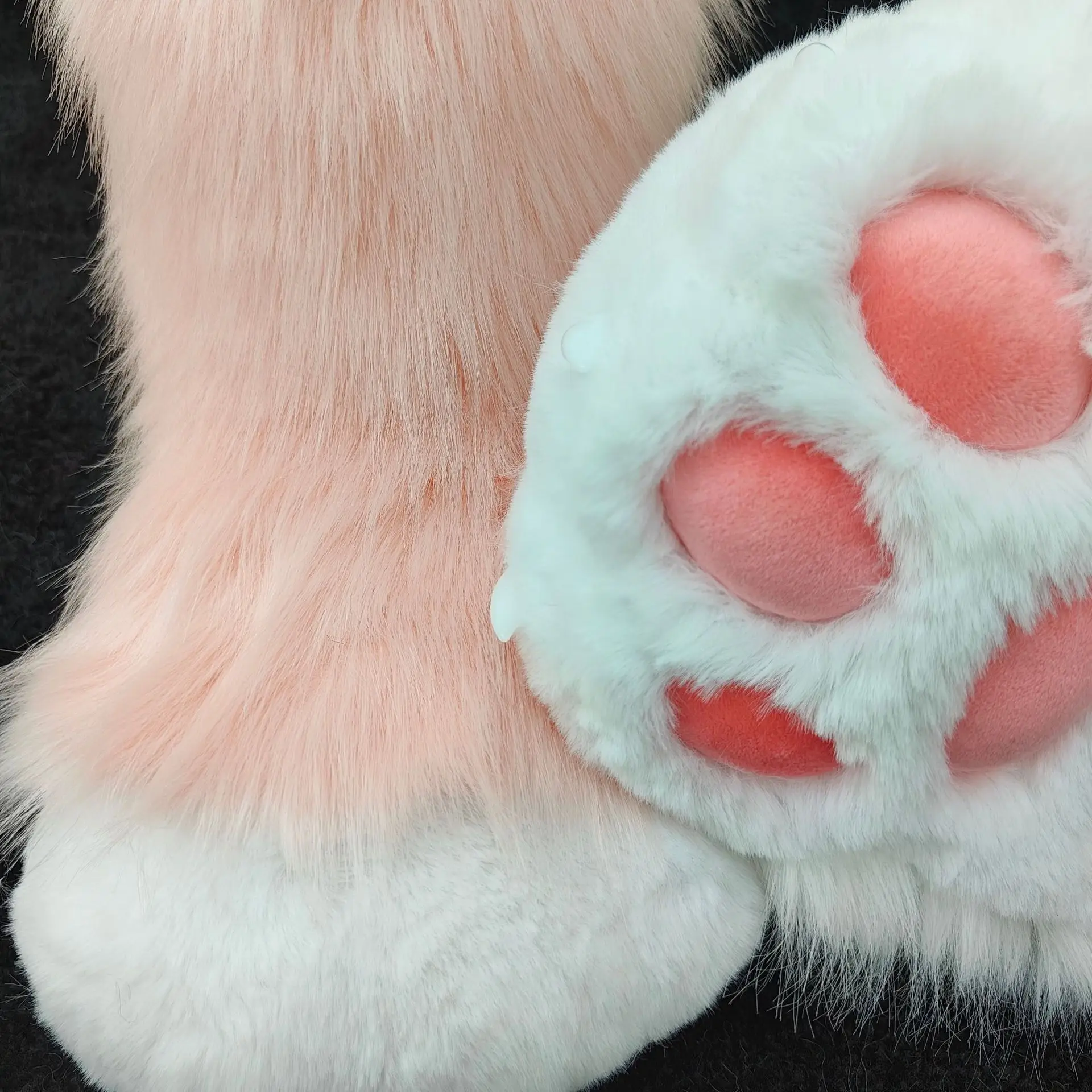 Fursuit Cosplay Paw Shoes Accessories Furry Cosplay Kig Boots Cute Fluffy Animal Manga Party Cos Wearable Unisex Costume