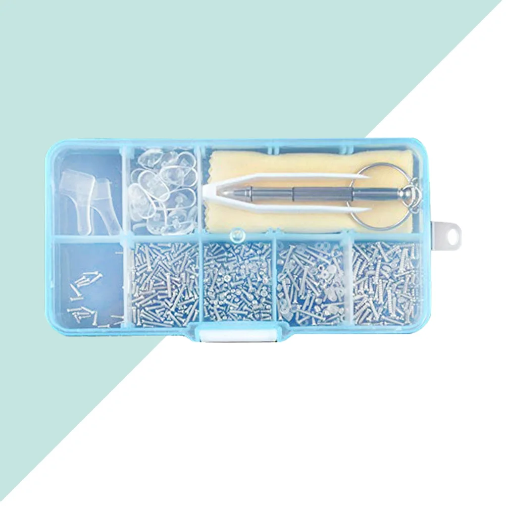 

Glasses Repair Tool Kit Sunglasses Screwdriver Nose Pads Spring Eyewear Accessories Stainless Steel Long Term Use