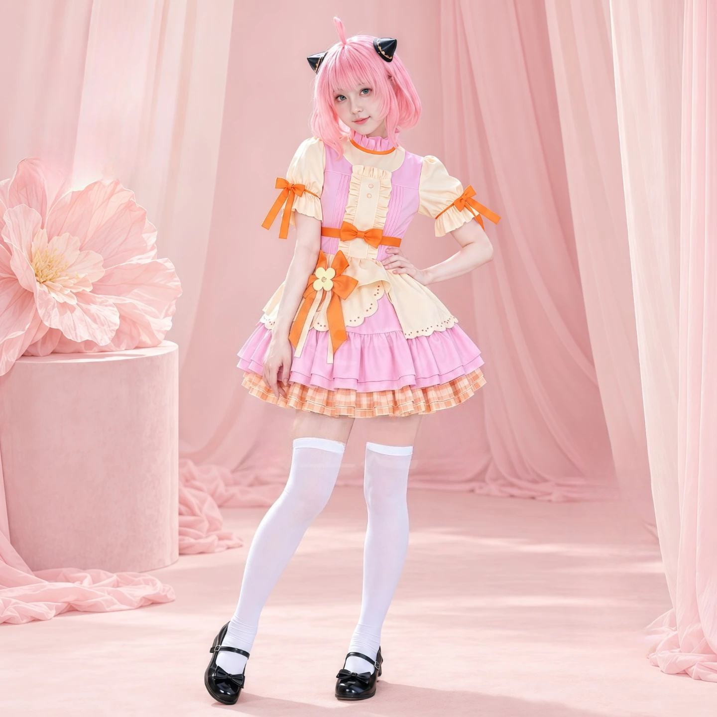 Anime Cosplay Anya - ANIMECC EM ESTOQUE: Fantasia de Cosplay