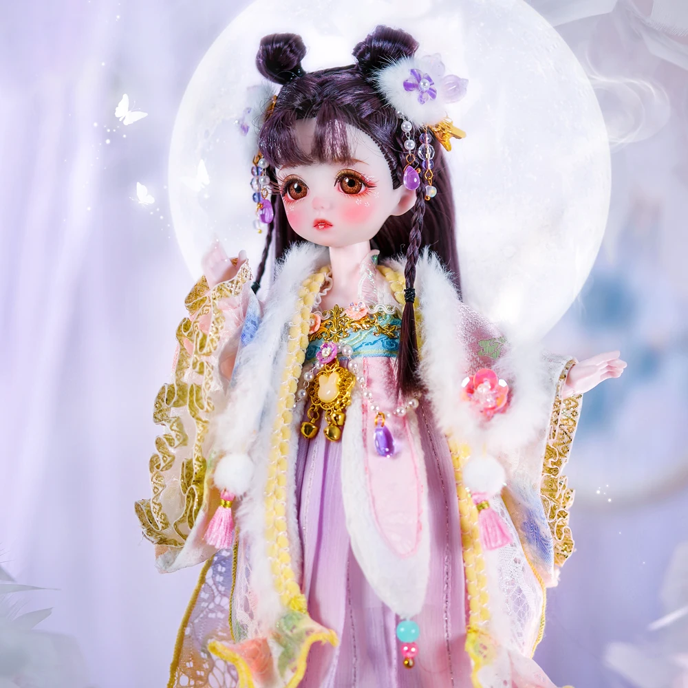 Dream Fairy 1/6 BJD Dolls Chinese mythological figures,clothes shoes Series 28cm Ball Jointed Dolls Full Set Gift for Girls