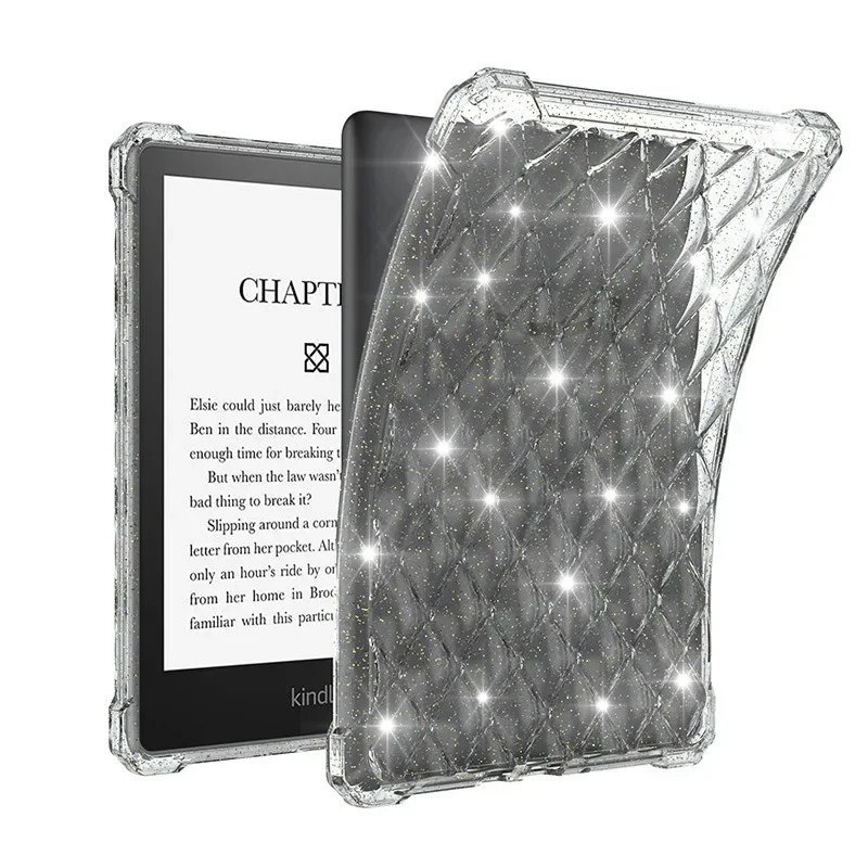 Glitter Case for 2021 All New Kindle Paperwhite 5 11th Generation 6.8 Inch M2L3EK Cover Ultra-Thin Airbag Shockproof TPU Case