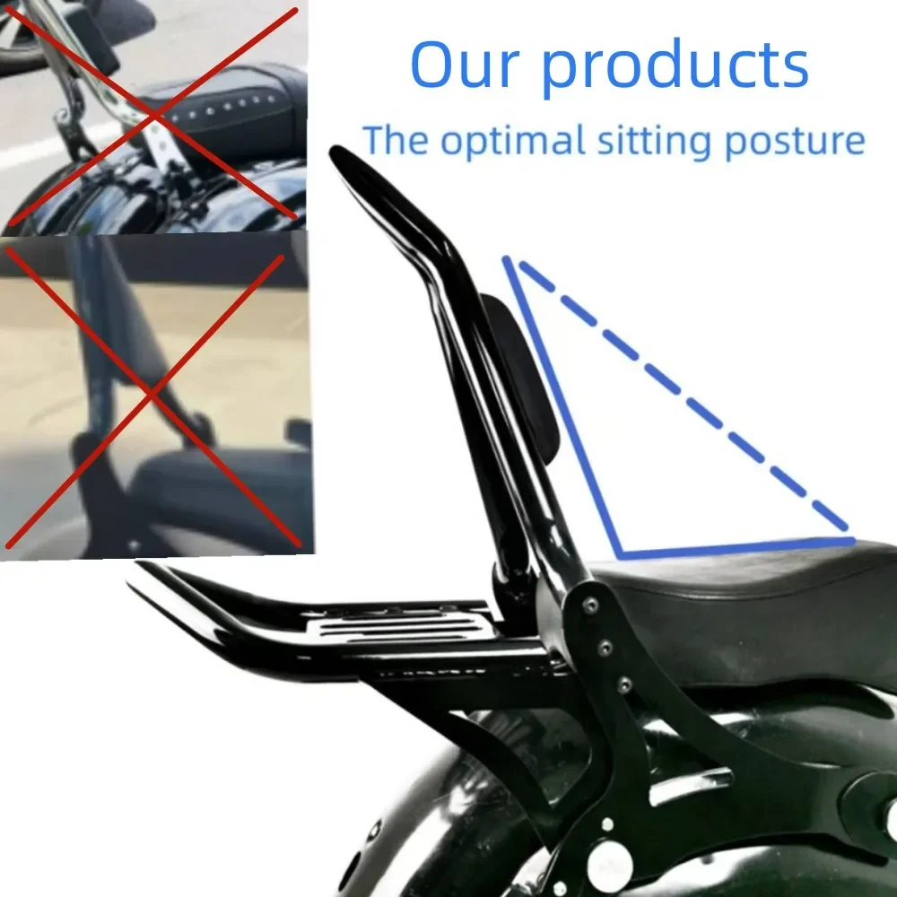 Motorcycle Sissy Bar Backrest For indian Challenger Chief Dark Horse Springfield Chieftain Vintage 2014-2023
