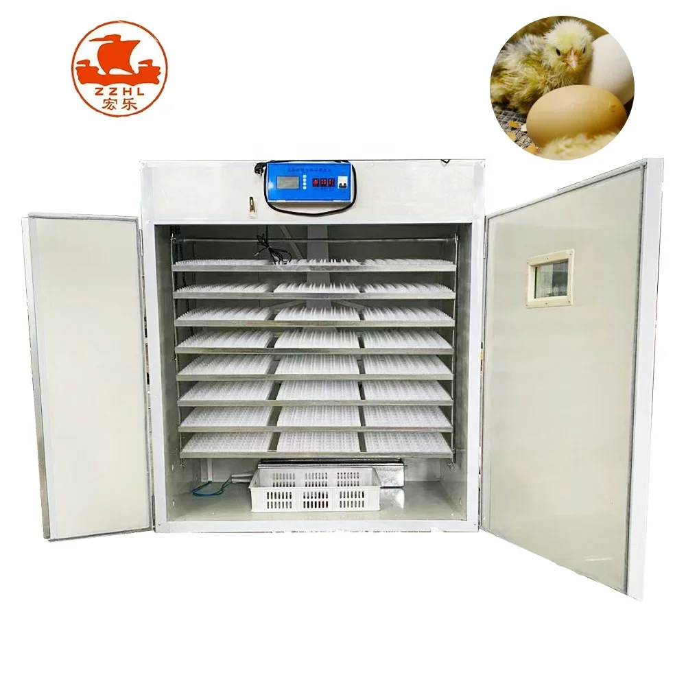 1 200 Chicken Egg Fully Automatic Poultry Ostrich Quail Egg Incubator